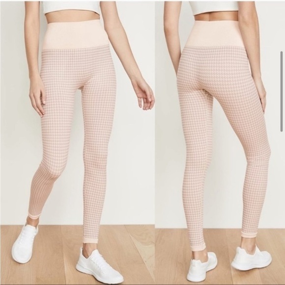 Varley- Houndstooth Printed Seamless Hobart Leggings S/M - Picture 2 of 9